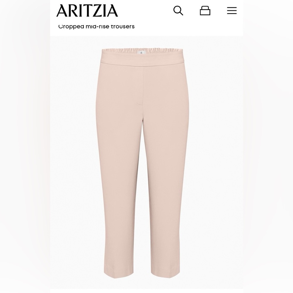 Aritzia Babaton wide cropped size 6